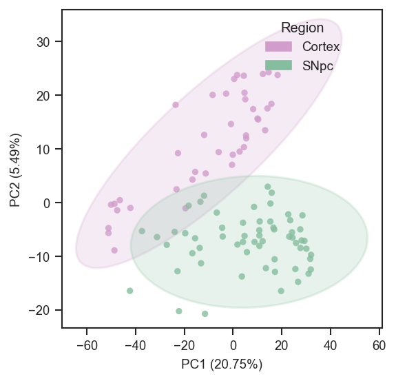 Plot PCA (single-cell)